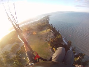 Sunset Flying at Ruby Bay