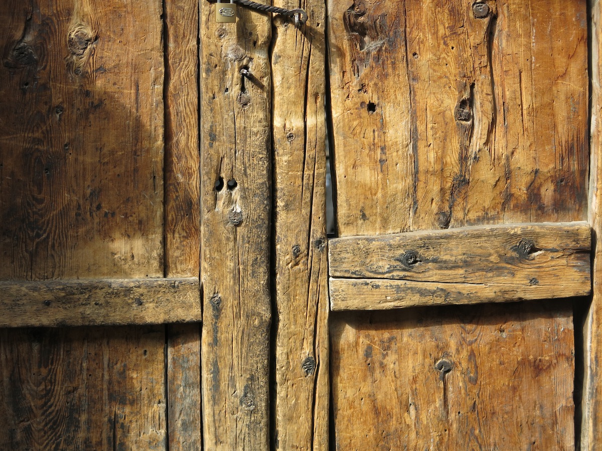 Old Door Manang Nepal