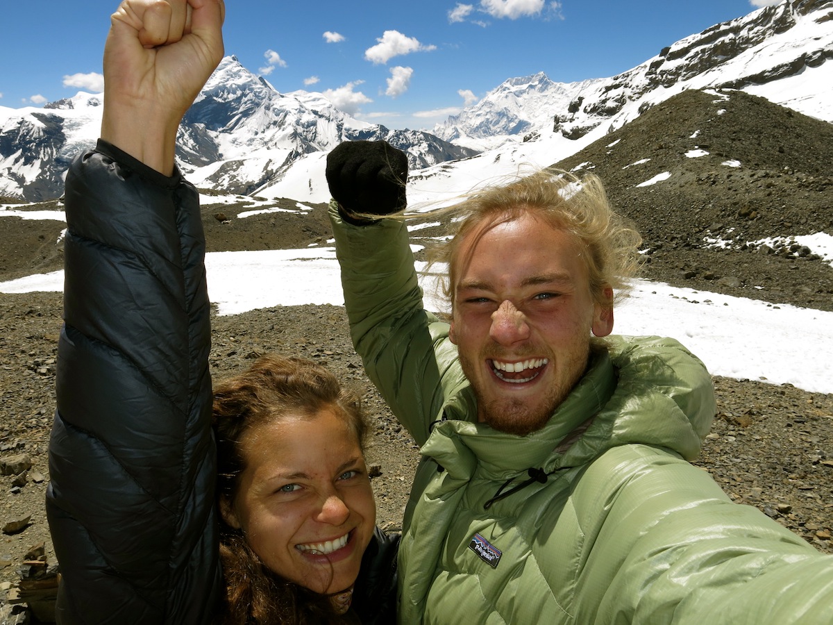 Nicole Ahne och Erik Ohlson i Nepal