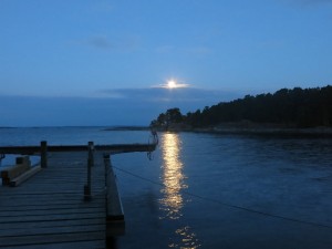 Moonlight over Kanholmsfjärden 