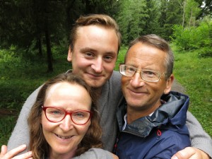 Stina, Axel och Björn Ohlson