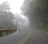 Misty road Taiwan