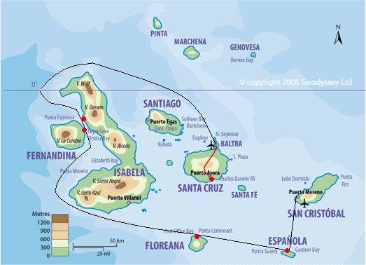 Galapagos Map